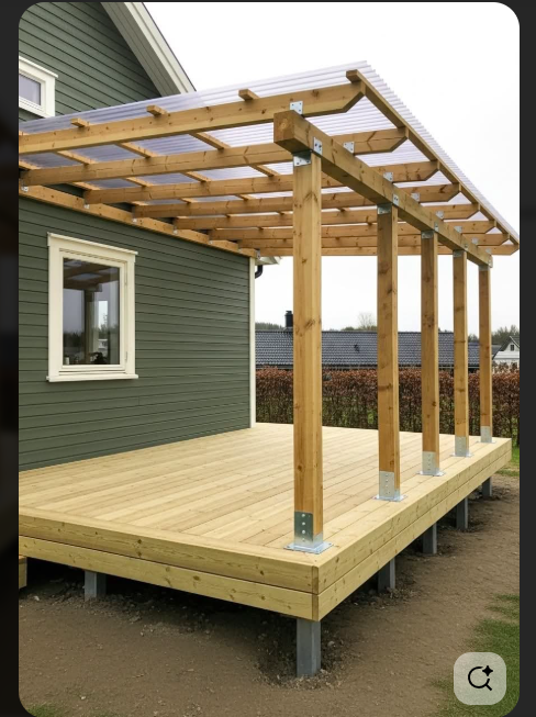 Indoor pergola
